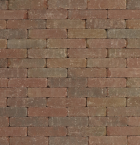 Metro Trommelsteen 20x5x7 brons genuanceerd