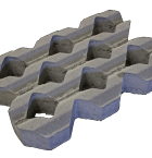 Grasbetontegel type A 40x60x10  BK5 vierkante gaten