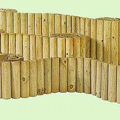 Rolborder Ø 5 x 30 x 250 cm, groen geïmpregneerd