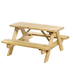 Junior picknicktafel Björn, bladmaat 90 x 38,5 cm, groen geïmpregneerd