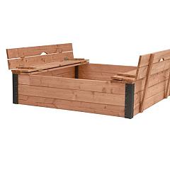 Douglas Zandbak Roy met deksel/zitbank 120 x 120 x 30 cm