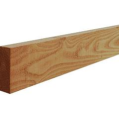 Douglas fijnbezaagde gording 5,0 x 15,0 x 400 cm, groen geïmpregneerd