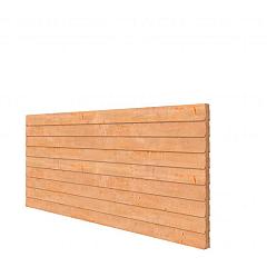 Douglas wandpakket tbv dubbelzijdige wand kapschuur Comfort 371x162 cm, kleurloos geïmpregneerd