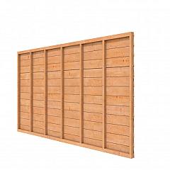 Douglas wandpakket tbv enkelzijdige wand Comfort/DHZ 371x224 cm, kleurloos geïmpregneerd