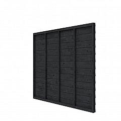 Douglas wandpakket tbv enkelzijdige wand Comfort/DHZ 246,5x224 cm, zwart geïmpregneerd