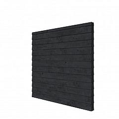 Douglas wandpakket tbv dubbelzijdige wand Comfort/DHZ 246,5x224 cm, zwart geïmpregneerd