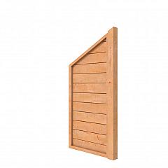 Douglas wandpakket tbv enkelzijdige 1m zijwand kapschuur Comfort (incl staander), onbehandeld