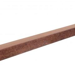 Hardhouten geschaafde damwandregel met sponning, 4,5 x 6,8 x 200 cm