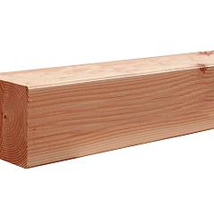 Douglas geschaafde paal duplo verlijmd 14 x 14 x 300 cm, onbehandeld