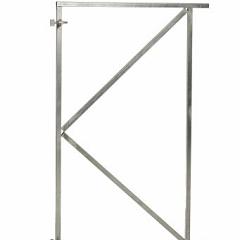 Verstelbaar stalen poortframe 100 x 155 cm, vuurverzinkt