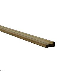 Grenen fundamentbalk 4,5 x 9,0 x 300 cm, groen geïmpregneerd