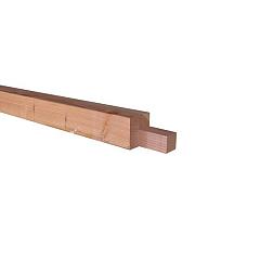 Douglas fijnbezaagde hoekstaander met inkeping tbv zelfbouw 15 x 15 x 240 cm, onbehandeld
