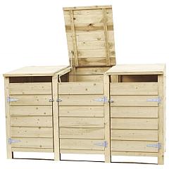 Containerkast tripel, 128,7 x 224,5 x 89 cm