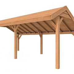 Douglasvision kapschuur Comfort 600 x 250 cm, onbehandeld