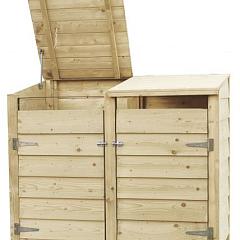 Containerkast dubbel, 128,7 x 152 x 89 cm