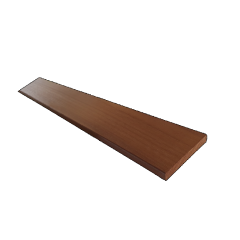 Thermovision Ayous geschaafde plank 1,8 x 13,5 x 245 cm, thermisch gemodificeerd, pak a 4 stuks