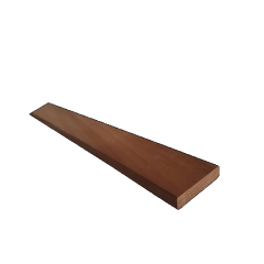 Thermovision Ayous geschaafde plank 1,8 x 9 x 245 cm, thermisch gemodificeerd, pak a 4 stuks