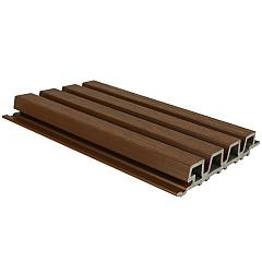 NewTechWood HKC co-extrusie Castellation PRO35 gevelbekleding, 3,3 x 21,5 x 390 cm, Ipé