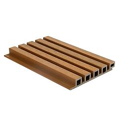 NewTechWood HKC co-extrusie wand bekleding castellation 25 profiel, 2,5 x 19,6 x 290 cm, Red Cedar