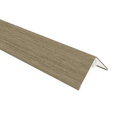 NewTechWood aluminium co-extrusie hoekprofiel tbv Castellation PRO, 6 x 6 x 300 cm, Antique