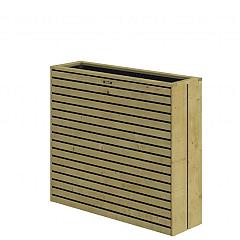 Terrasbloembak Elan Excellent, 93 x 30 x 103 cm, groen geïmpregneerd