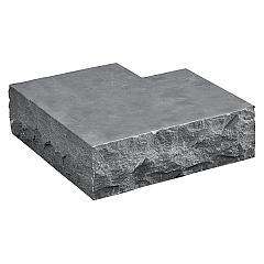 Blue Stone traptrede gekapt hoekstuk uitw. 50/35x15 cm.