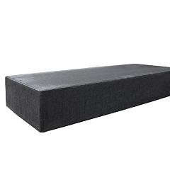Traptrede | Massief | Zwart | 100x18x40 cm