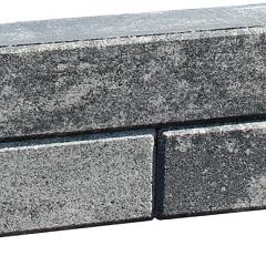 Decor Block | Grijs/zwart | 40x10x10 cm
