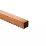 Azobé Paal Fijn bezaagd 4x4x80cm