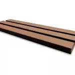 Excellent/Elegant Achter&zijwand Triple Rhombus Zwart Verticaal 300cm