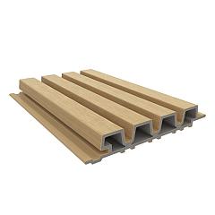NewTechWood HKC co-extrusie Castellation PRO35 gevelbekleding, 3,3 x 21,5 x 290 cm, Red Cedar
