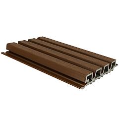 NewTechWood HKC co-extrusie Castellation PRO35 gevelbekleding, 3,3 x 21,5 x 290 cm, Ipé