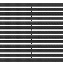 Mat tbv schoonloper,  750x500 mm aluminium + rubber, zwart