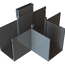 ACO Slimline T-stuk (zonder rooster)