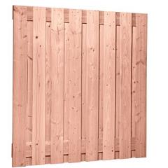 Douglas geschaafd plankenscherm 17-planks 180x180 cm