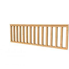 Hekwerk recht douglas type B, 228,5 x 73 cm, onbehandeld.