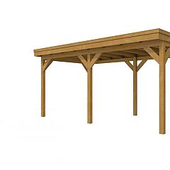 Douglasvision DHZ buitenverblijf 530 x 300 cm, groen geïmpregneerd.