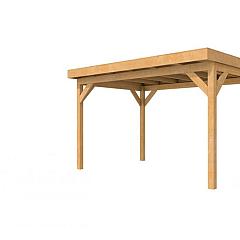 Douglasvision buitenverblijf Comfort 400 x 270 cm, kleurloos geïmpregneerd.