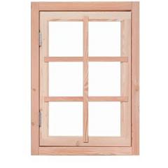 Douglas 6-ruits uitzetraam, 89,8 x 70,3 cm, onbehandeld.