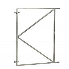 Verstelbaar stalen poortframe 150 x 155 cm, vuurverzinkt.