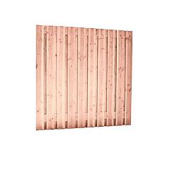 Douglas geschaafd plankenscherm 21-planks 16 mm, 180 x 180 cm tbv betonsysteem, onbehandeld