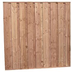 Douglas dichtscherm fijnbezaagd, 180 x 180 cm, onbehandeld.