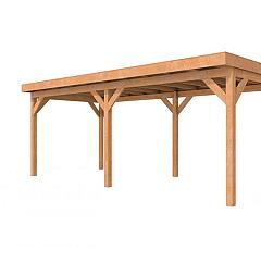 Douglasvision buitenverblijf Comfort 600 x 270 cm, kleurloos geïmpregneerd.