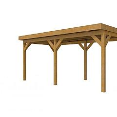 Douglasvision buitenverblijf Comfort 500 x 270 cm, groen geïmpregneerd.