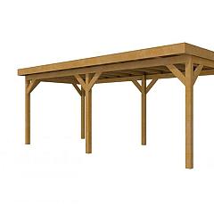 Douglasvision buitenverblijf Comfort 600 x 270 cm, groen geïmpregneerd.