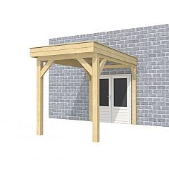 Buitenverblijf aan huis Premium I, vuren, basismodel XL/A, 207x349 cm, onbehandeld.