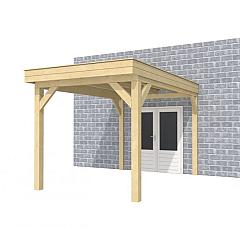 Buitenverblijf aan huis Premium I, vuren, basismodel XXL/B, 257x392 cm, onbehandeld.