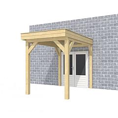 Buitenverblijf aan huis Premium I, vuren, basismodel L/A, 207x299 cm, kleurloos geïmpregneerd.