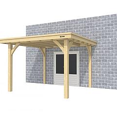 Buitenverblijf aan huis Excellent I, vuren, basismodel L/C, 307x299 cm, onbehandeld.