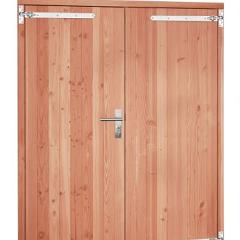 Redvision dubbele dichte deur inclusief kozijn, 168 x 201 cm.